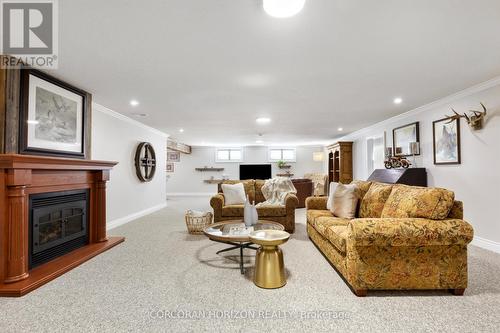 1794 Seaton Road, North Dumfries, ON - Indoor Photo Showing Living Room With Fireplace
