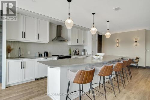 1904 - 15 Glebe Street, Cambridge, ON - Indoor Photo Showing Kitchen With Upgraded Kitchen