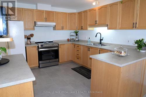 166 Ellesmeer Avenue, Kingston (City Northwest), ON - Indoor Photo Showing Kitchen With Double Sink