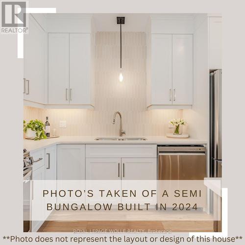 99 South Parkwood Boulevard, Woolwich, ON - Indoor Photo Showing Kitchen With Double Sink