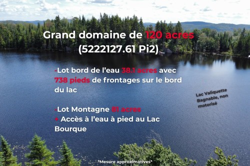 Vue sur l'eau - Ch. Des Lacs-Boisés, Saint-Adolphe-D'Howard, QC 