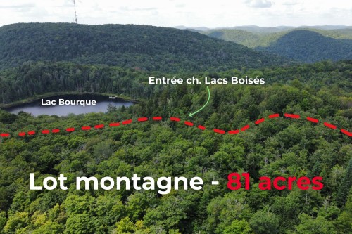 Accès au plan d'eau - Ch. Des Lacs-Boisés, Saint-Adolphe-D'Howard, QC 