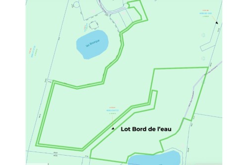 Plan (croquis) - Ch. Des Lacs-Boisés, Saint-Adolphe-D'Howard, QC 