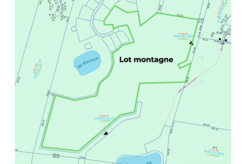 Plan (croquis) - Ch. Des Lacs-Boisés, Saint-Adolphe-D'Howard, QC 