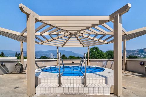 504-1160 Bernard Avenue, Kelowna, BC - Outdoor With In Ground Pool With Deck Patio Veranda With Exterior