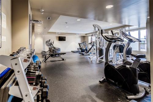 504-1160 Bernard Avenue, Kelowna, BC - Indoor Photo Showing Gym Room