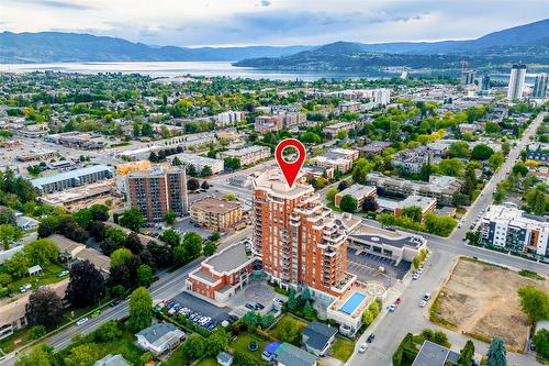 504-1160 Bernard Avenue, Kelowna, BC - Outdoor With View