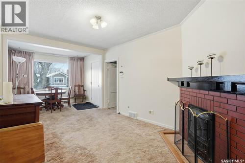 1452 Princess Street, Regina, SK - Indoor With Fireplace
