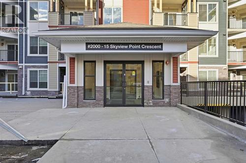 2221, 15 Skyview Point Crescent Ne, Calgary, AB - Outdoor With Balcony With Facade