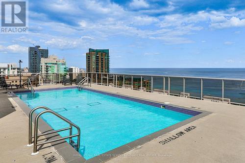 904 - 1477 Lakeshore Road, Burlington, ON - Outdoor With In Ground Pool With View