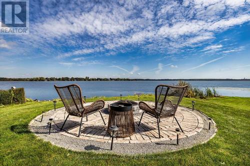 Enjoy Family Gatherings Around The Fire - 61 Druan Drive, Kawartha Lakes (Mariposa), ON - Outdoor With Body Of Water With View