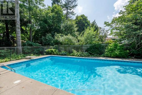 90 Georgia Road, London North (North Q), ON - Outdoor With In Ground Pool With Backyard