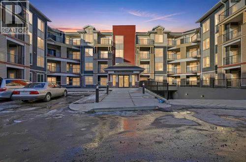 2119, 15 Skyview Point Crescent Ne, Calgary, AB - Outdoor With Balcony With Facade