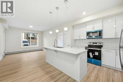 2119, 15 Skyview Point Crescent Ne, Calgary, AB - Indoor Photo Showing Kitchen With Upgraded Kitchen
