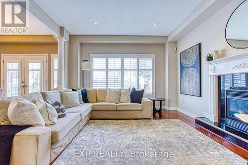 52 Biggs Avenue, Hamilton, ON - Indoor Photo Showing Living Room With Fireplace