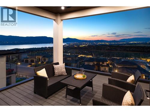 1016 Emslie Street, Kelowna, BC - Outdoor With Deck Patio Veranda With View