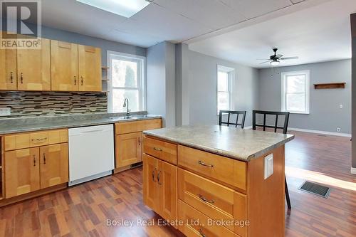 164 Union Street, Meaford, ON - Indoor Photo Showing Kitchen With Double Sink
