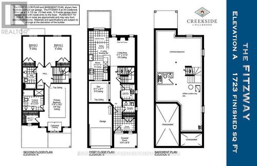 Floorplan - 1723 finished square feet - 34 Coldbrook Drive, Cavan Monaghan (Millbrook Village), ON - Other