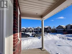 Front porch view looking east - 