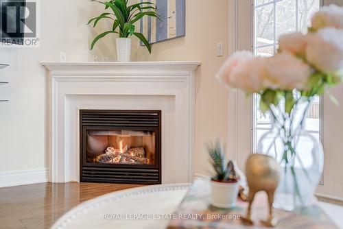 59 Halsey Avenue, Toronto, ON - Indoor Photo Showing Living Room With Fireplace