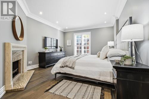 46 Bernard Avenue, Toronto (Annex), ON - Indoor Photo Showing Bedroom With Fireplace