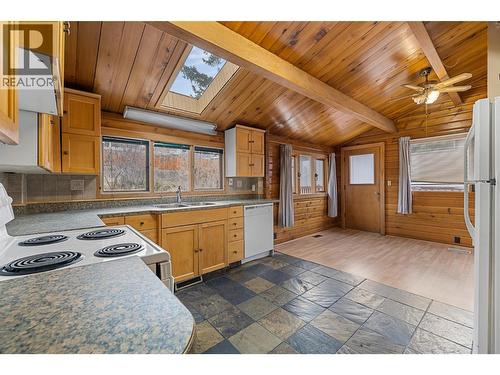 5267 Chute Lake Road, Kelowna, BC - Indoor Photo Showing Kitchen With Double Sink