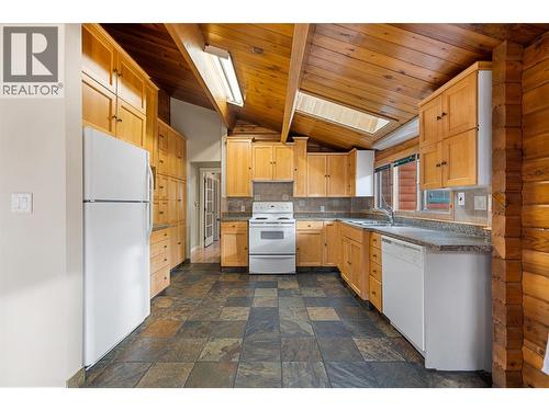 5267 Chute Lake Road, Kelowna, BC - Indoor Photo Showing Kitchen With Double Sink