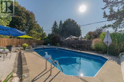 6 Camdon Court, Tillsonburg, ON - Outdoor With In Ground Pool With Deck Patio Veranda With Backyard
