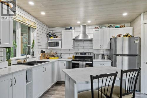 Dream kitchen. - 2245 Bennett Road, Kelowna, BC - Indoor Photo Showing Kitchen With Double Sink With Upgraded Kitchen