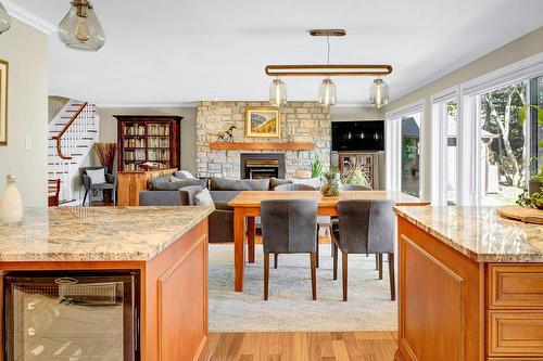 Overall view - 3162 Ch. Du Lac-Des-Trois-Frères, Saint-Adolphe-D'Howard, QC - Indoor With Fireplace