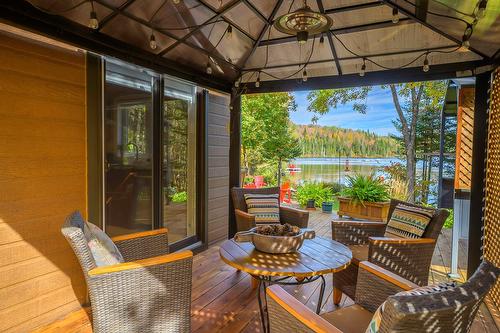 Patio - 3162 Ch. Du Lac-Des-Trois-Frères, Saint-Adolphe-D'Howard, QC - Outdoor With Deck Patio Veranda With Exterior