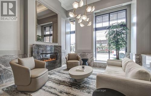 Th4 - 1 Strathgowan Avenue, Toronto, ON - Indoor Photo Showing Living Room With Fireplace