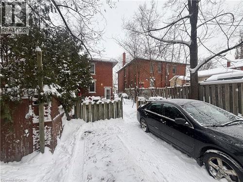 2 rear parking spaces-Winter - 148 Suffolk Street W, Guelph, ON - Outdoor