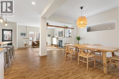196 Jumping Pound Terrace, Cochrane, AB - Indoor Photo Showing Dining Room