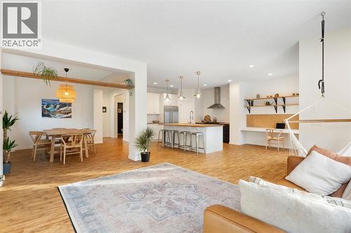 196 Jumping Pound Terrace, Cochrane, AB - Indoor Photo Showing Living Room
