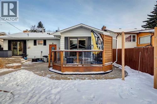 8603 Ashworth Road Se, Calgary, AB - Outdoor With Deck Patio Veranda