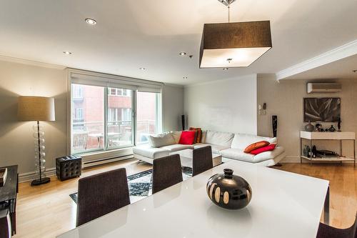 Dining room - 409-505 Rue Lucien-L'Allier, Montréal (Ville-Marie), QC - Indoor Photo Showing Living Room