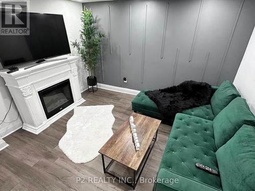 411 Rosedale Drive, Whitby, ON - Indoor Photo Showing Living Room With Fireplace