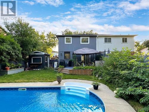 411 Rosedale Drive, Whitby, ON - Outdoor With In Ground Pool With Backyard