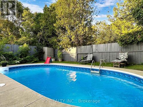 411 Rosedale Drive, Whitby, ON - Outdoor With In Ground Pool With Backyard