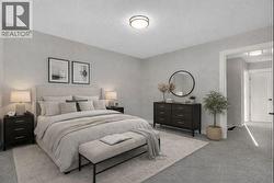 Virtually Staged Primary Bdrm - 