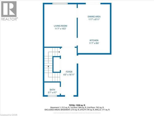 View of floor plan / room layout - 25 Meadowvale Drive Unit# 3, Fonthill, ON - Other