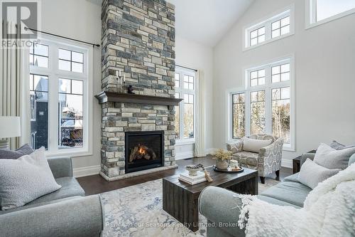 128 Timber Lane, Blue Mountains, ON - Indoor Photo Showing Living Room With Fireplace