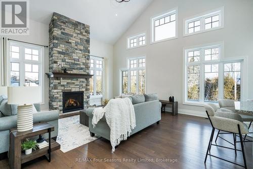 128 Timber Lane, Blue Mountains, ON - Indoor Photo Showing Living Room With Fireplace