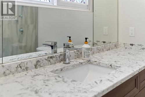 Hard surface counter top - 1601 Rocklands Road, Peterborough (Monaghan Ward 2), ON - Indoor Photo Showing Bathroom