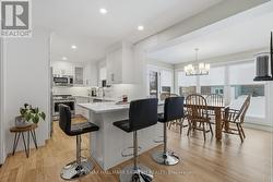 Open concept kitchen dining room - 