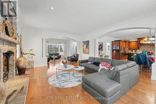2500 Lookout Drive, Ottawa, ON - Indoor Photo Showing Living Room With Fireplace
