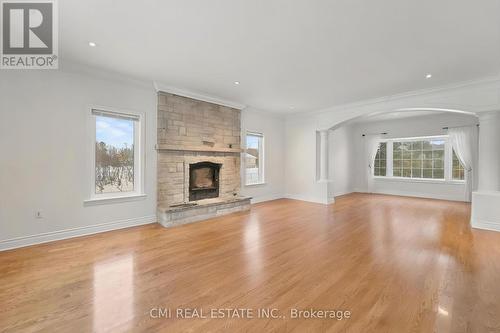 2500 Lookout Drive, Ottawa, ON - Indoor Photo Showing Living Room With Fireplace