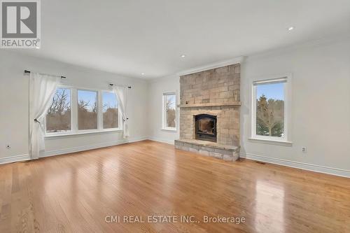 2500 Lookout Drive, Ottawa, ON - Indoor Photo Showing Living Room With Fireplace