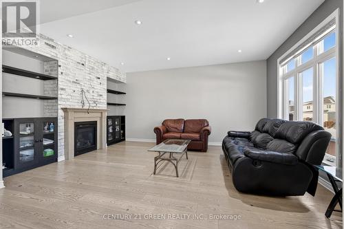 Family Room - 645 Gwen Avenue, Kingston, ON - Indoor Photo Showing Living Room With Fireplace